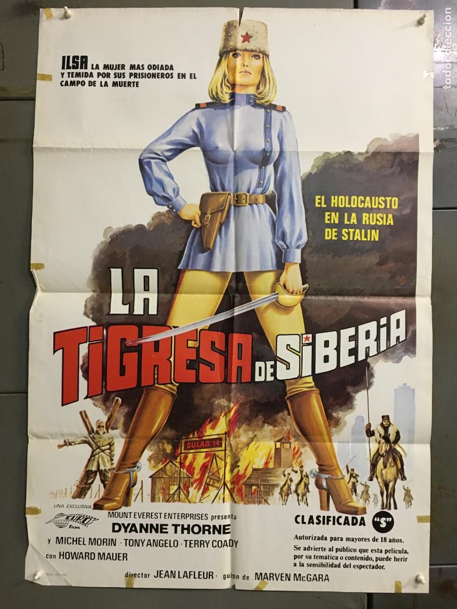 Cin&eacute;ma: ODC C585 LA TIGRESA DE SIBERIA ILSA DYANNE THORNE POSTER ORIGINAL 70X100 ESTRENO