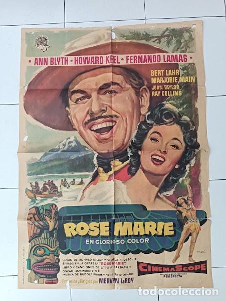Cinema: VKD 2566 ROSE MARIE ANN BLYTH HOWARD KEEL MAC POSTER ORIGINAL 70X100 ESTRENO