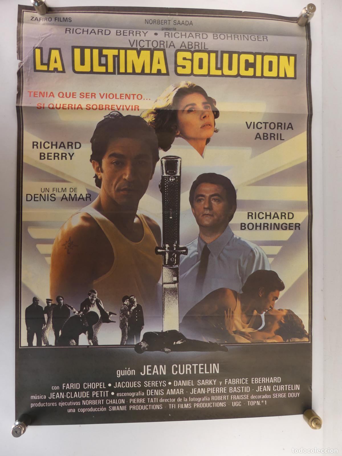 Cinema: CARTEL DE CINE - LA ULTIMA SOLUCION - REF: 3