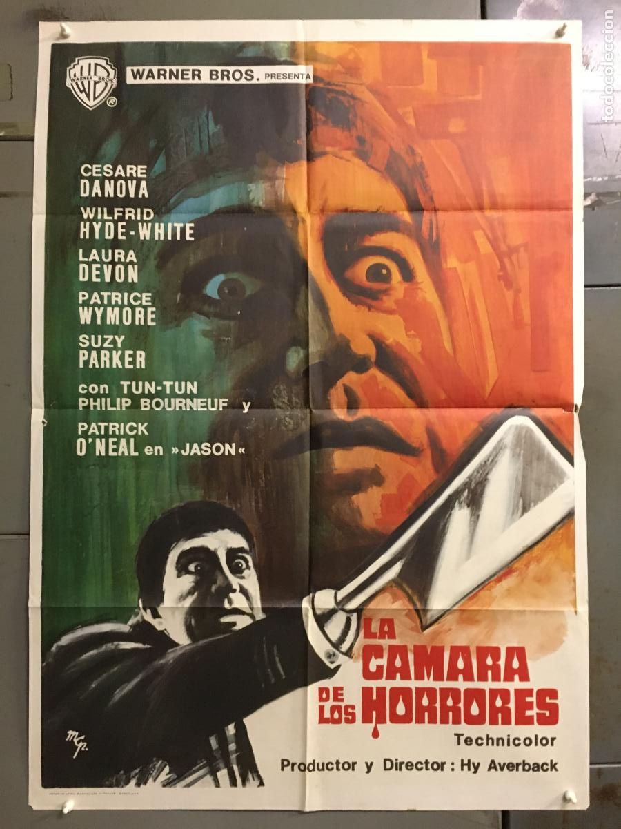 Cin&eacute;ma: ODCX C586 LA CAMARA DE LOS HORRORES HY AVERBACK MCP POSTER ORIGINAL 70X100 ESTRENO