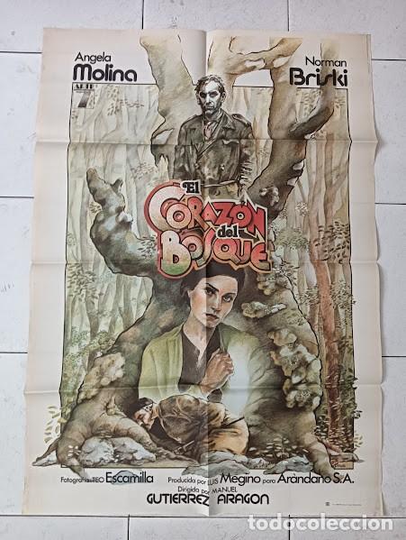 Cin&eacute;ma: VKD 2573 EL CORAZON DEL BOSQUE GUTIERREZ ARAGON ANGELA MOLINA IVAN ZULUETA POSTER ORIG 70X100 EST