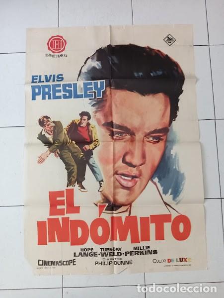 Kino: VKD 2577 EL INDOMITO ELVIS PRESLEY JANO POSTER ORIGINAL 70X100 ESTRENO