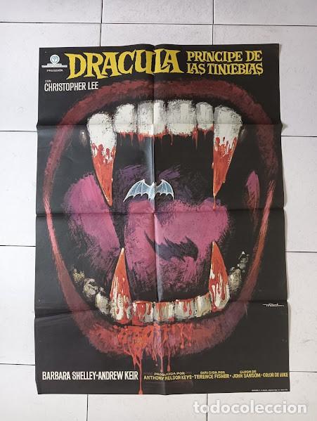 Cinema: VKD 2579 DRACULA PRINCIPE DE LAS TINIEBLAS HAMMER LEE TERENCE FISHER MAC POSTER ORIG 70X100 ESTRENO