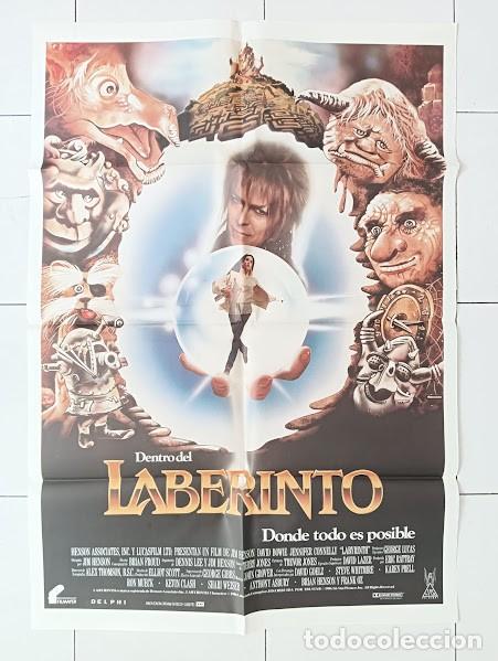 Kino: VKD 2586 DENTRO DEL LABERINTO DAVID BOWIE JIM HENSON GEORGE LUCAS POSTER ORIGINAL 70X100 ESTRENO