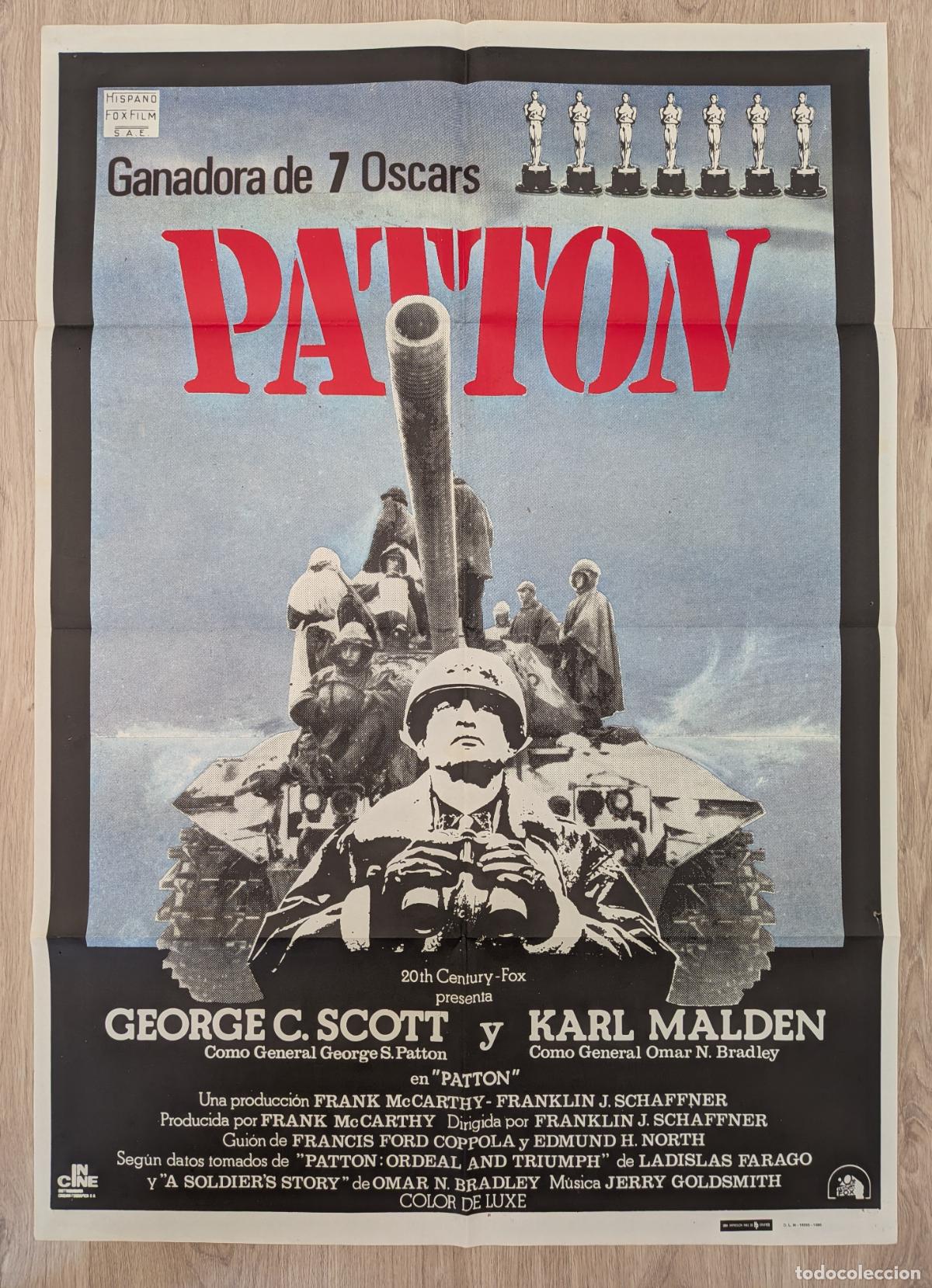 Kino: RW CARTEL CINE PATTON GEORGE C. SCOTT KARL MALDEN 1980 CC225