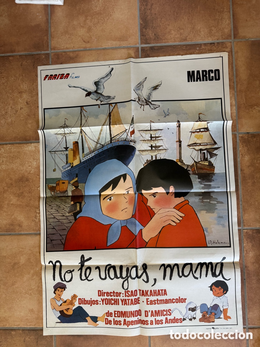 Cine: NO TE VAYAS MAMA MARCO SERIE TV IR HELENA POSTER ORIGINAL 70X100 ESTRENO