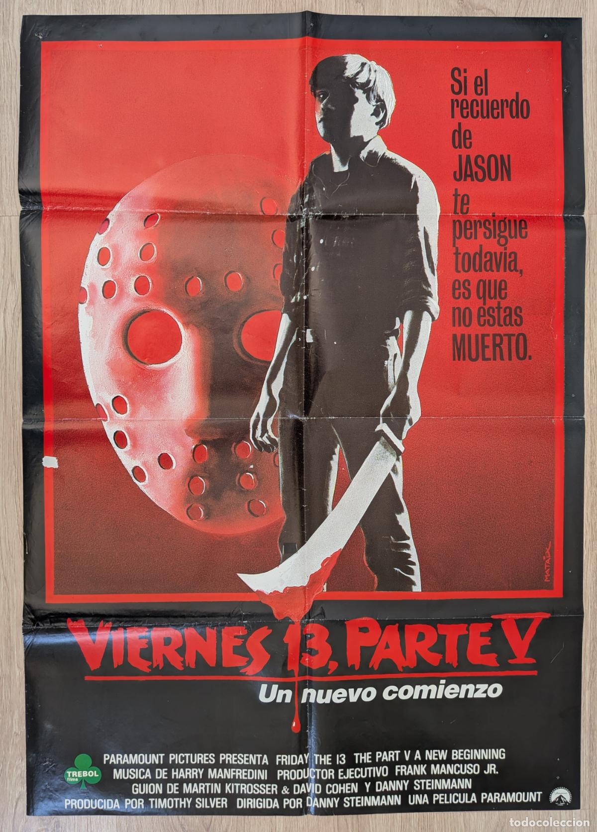 Cin&eacute;ma: RW CARTEL CINE VIERNES 13 PARTE V UN NUEVO COMIENZO TIMOTHY SILVER MATAIX CC227
