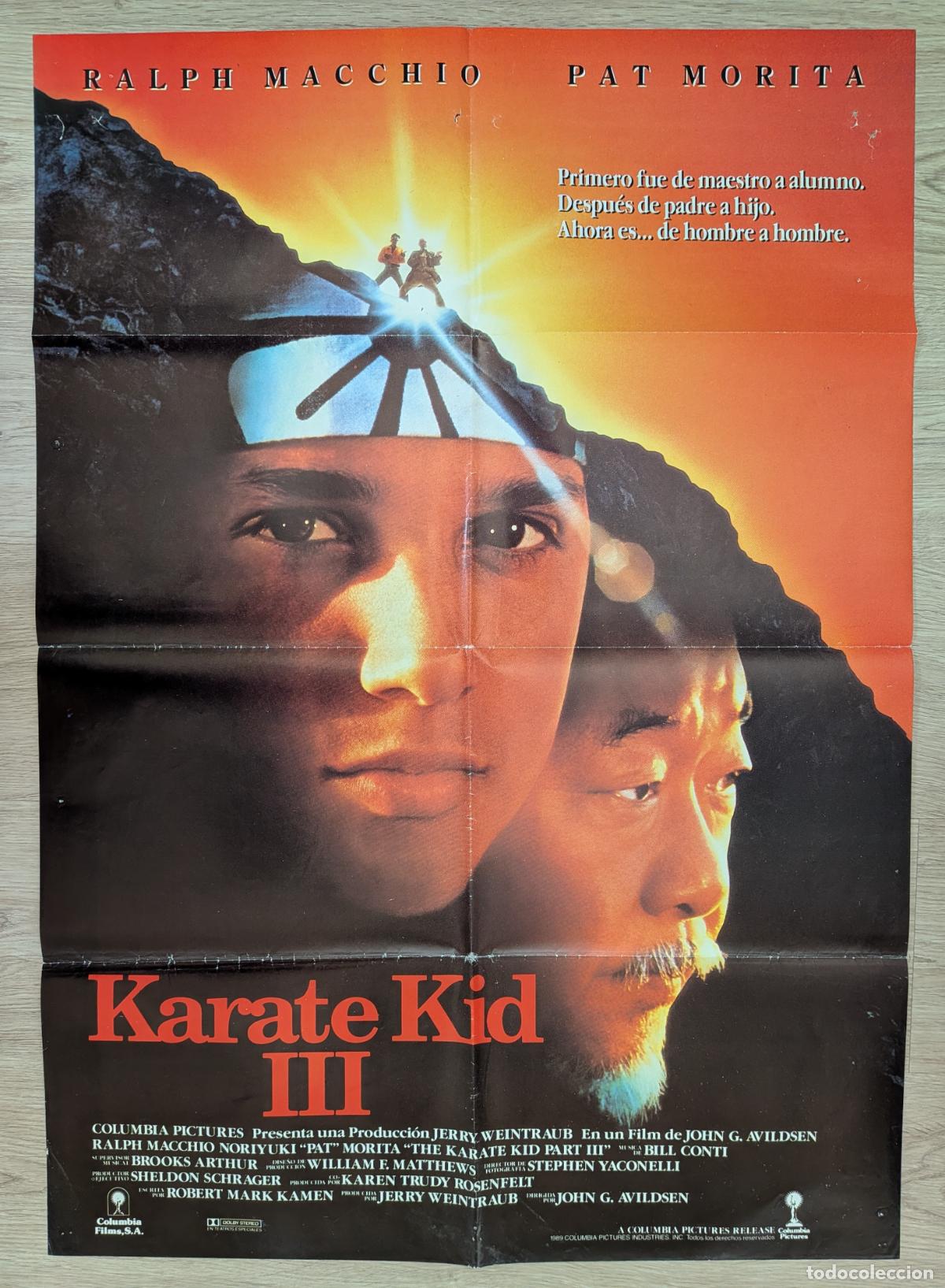 Cinema: RW CARTEL CINE KARATE KID III RALPH MACCHIO PAT MORITA 1989 CC229