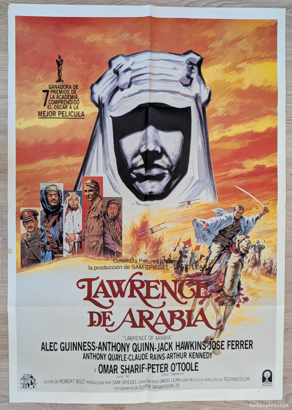 Cin&eacute;ma: RW CARTEL CINE LAWRENCE DE ARABIA ALEC GUINNESS ANTHONY QUINN CC237