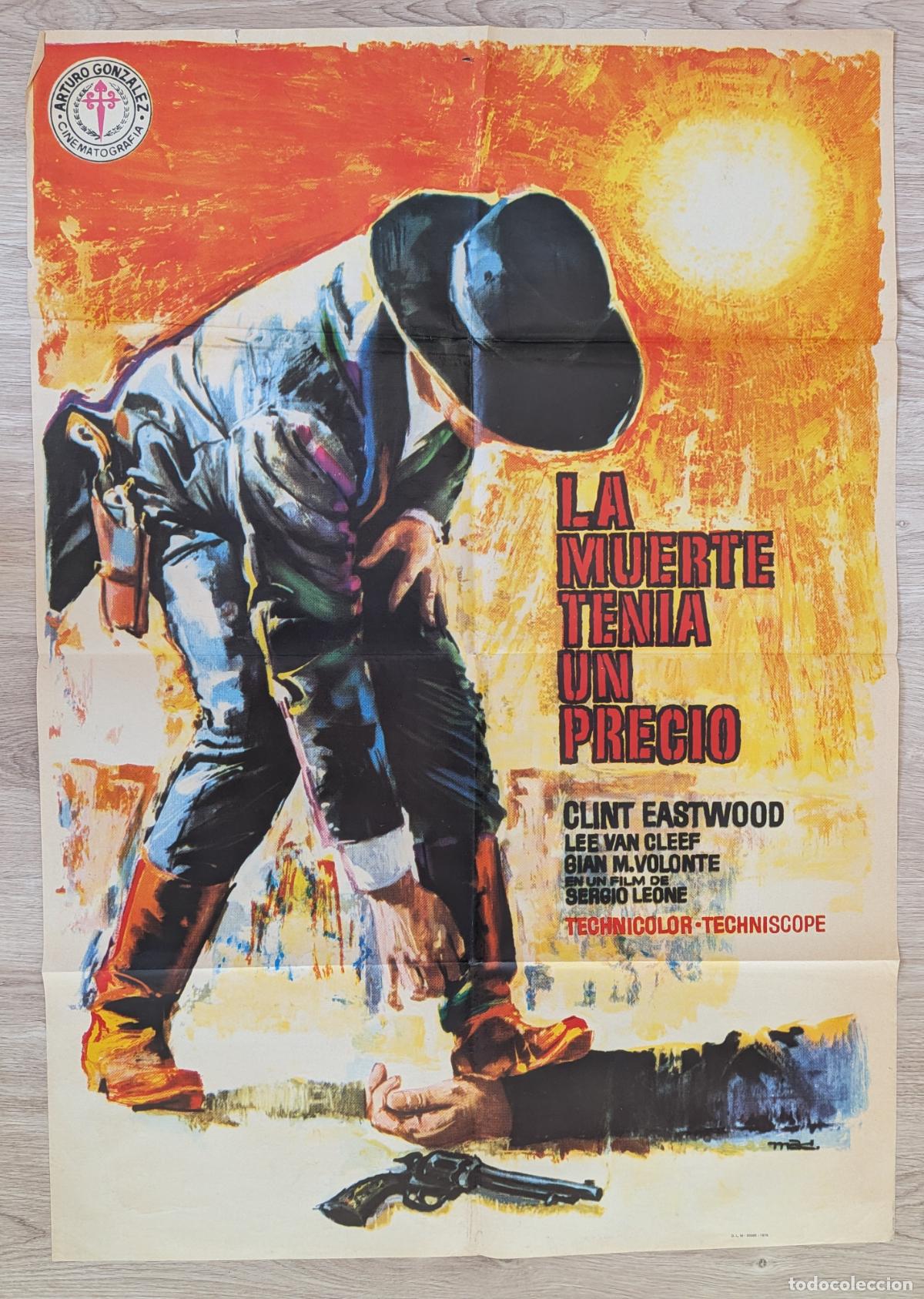 Cin&eacute;ma: RW CARTEL CINE LA MUERTE TENIA UN PRECIO CLINT EASTWOOD LEE VAN CLEEF 1978 MAC CC240