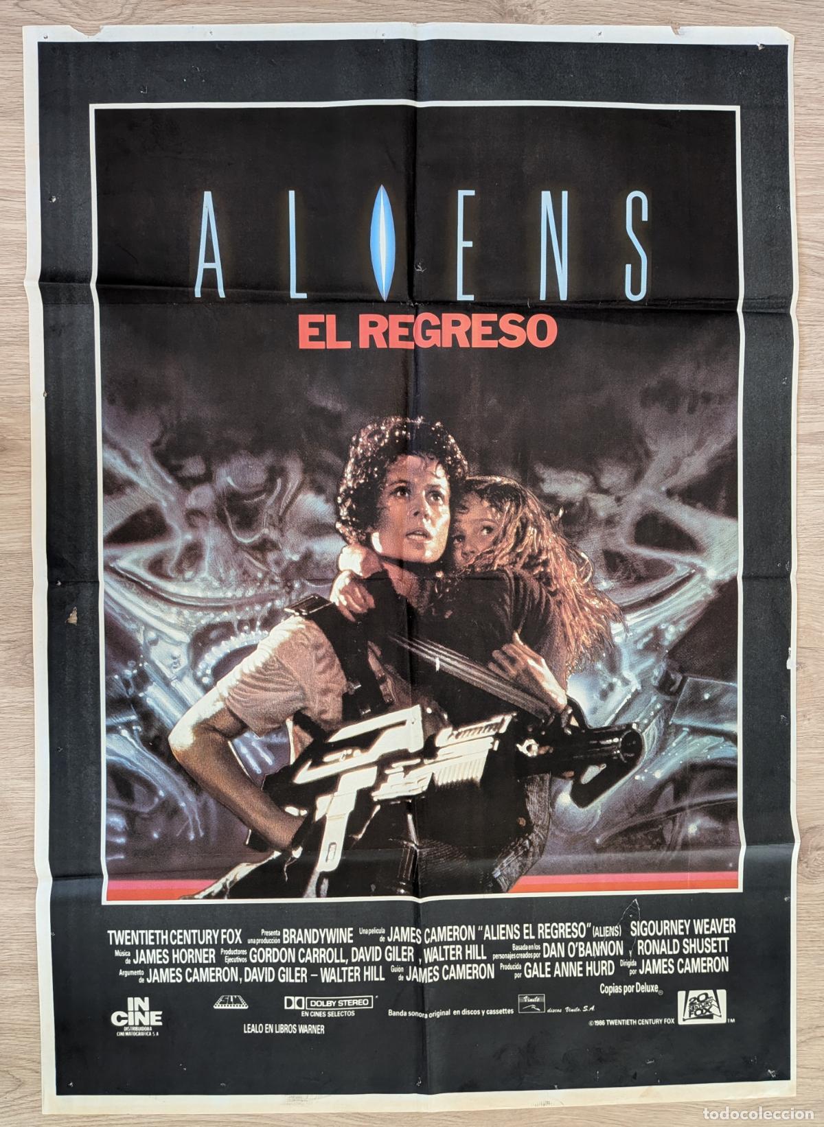 Cinema: RW CARTEL CINE ALIENS EL REGRESO SIGOURNEY WEAVER 1986 CC243