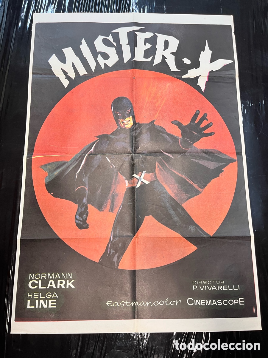 Cine: cartel original MISTER -X con Normann Clark CC028