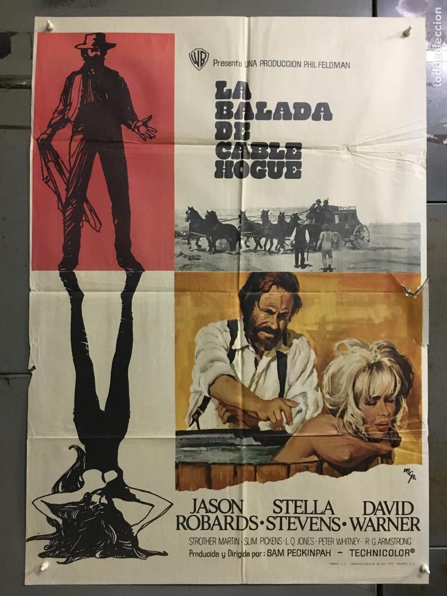 Cinema: ODC C603 LA BALADA DE CABLE HOGUE SAM PECKINPAH POSTER ORIGINAL 70X100 ESTRENO