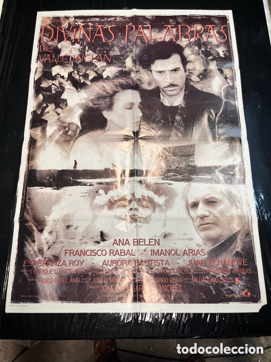 Cine: P&oacute;ster original DIVINAS PALABRAS de Valle Incl&aacute;n CC029