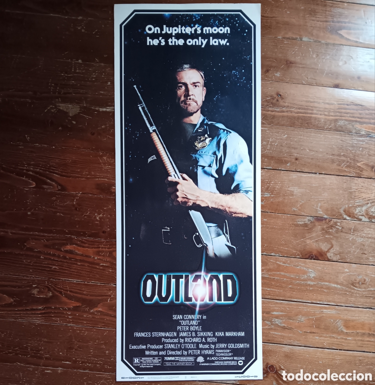 Cin&eacute;ma: OUTLAND (ATM&Oacute;SFERA CERO) ORIGINAL USA INSERT 1981 SEAN CONNERY