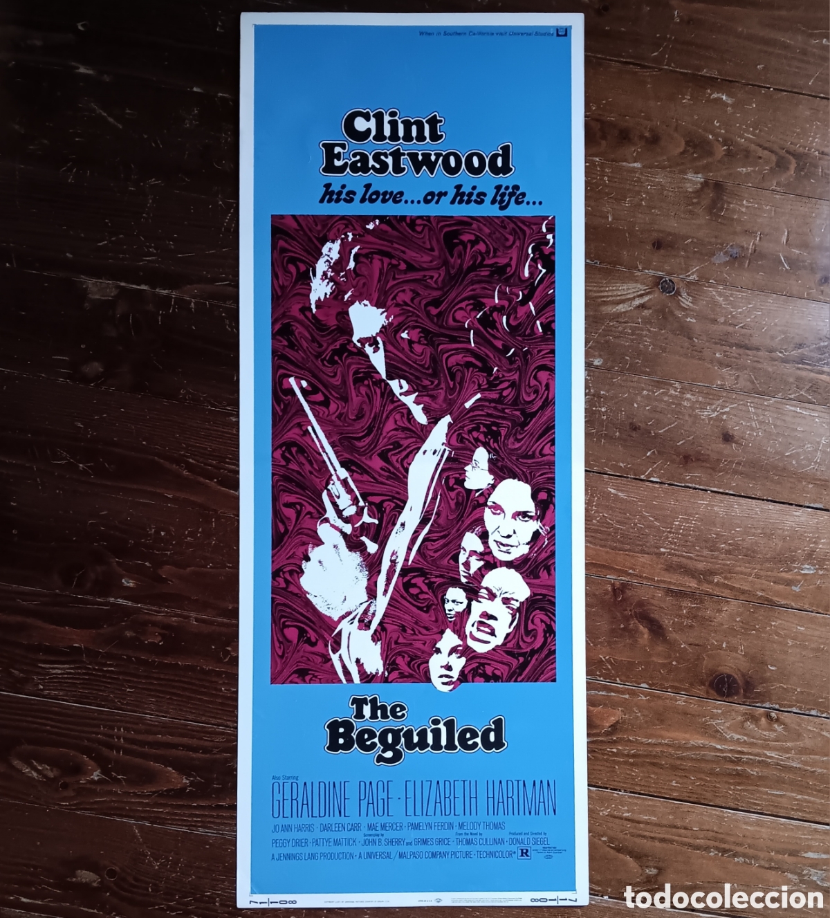 Cinema: THE BEGUILED (EL SEDUCTOR) ORIGINAL USA INSERT 1971 CLINT EASTWOOD, DON SIEGEL