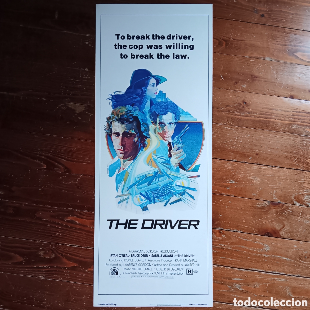 Cin&eacute;ma: &rdquo;THE DRIVER&rdquo; ORIGINAL USA INSERT 1978 WALTER HILL, RYAN O'NEAL, BRUCE DERN