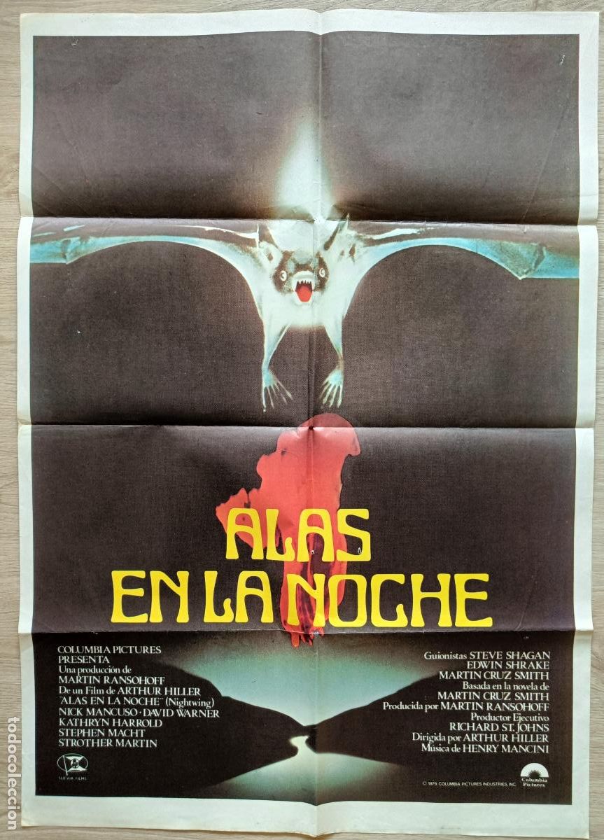 Cinema: CARTEL CINE ALAS EN LA NOCHE NICK MANCUSO DAVID WARNER 1979 C2848