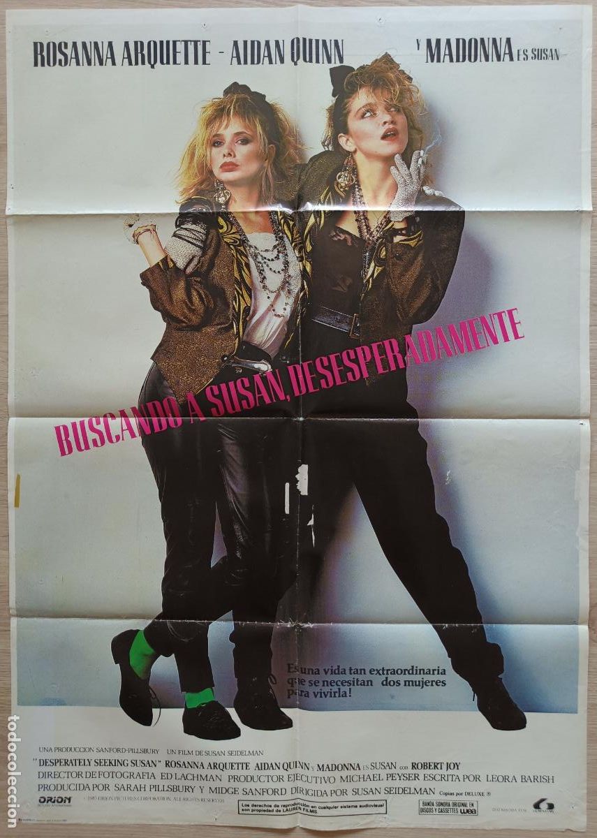 Cinema: CARTEL CINE BUSCANDO A SUSAN DESESPERADAMENTE ROSANNA ARQUETTE MADONNA 1985 C2850