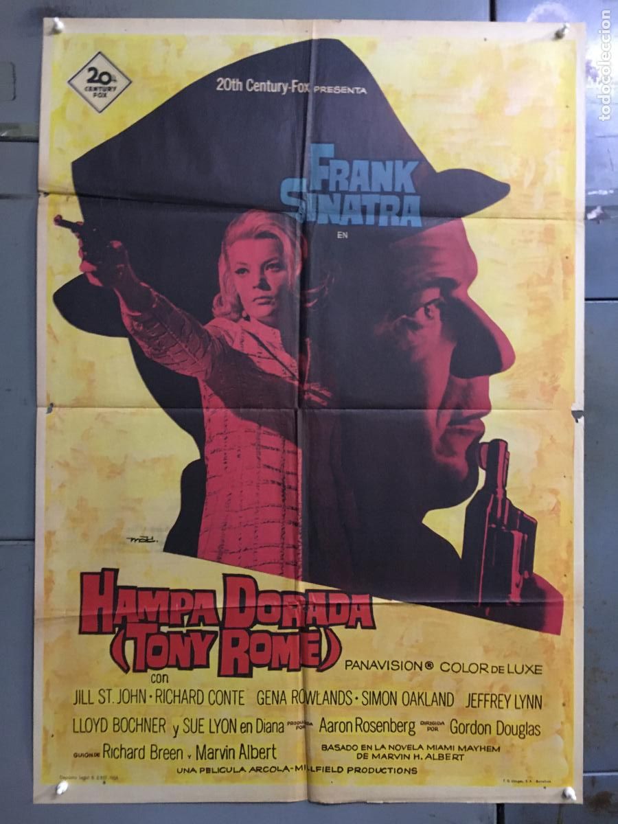 Cinema: ODC C615 HAMPA DORADA TONY ROME FRANK SINATRA MAC POSTER ORIGINAL 70X100 ESTRENO