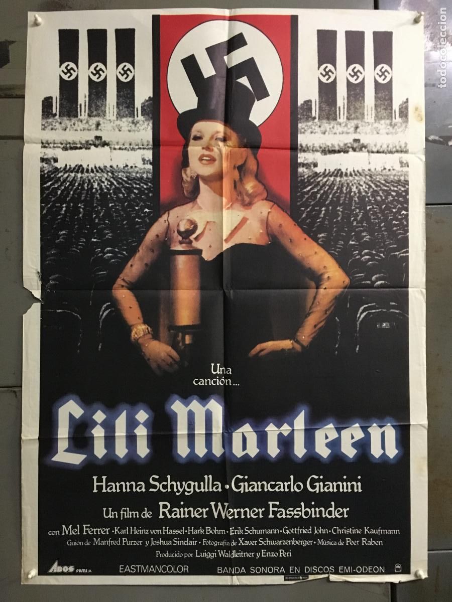 Cinema: ODC C629 LILI MARLEEN FASSBINDER HANNA SCHYGULLA POSTER ORIGINAL 70X100 ESTRENO A