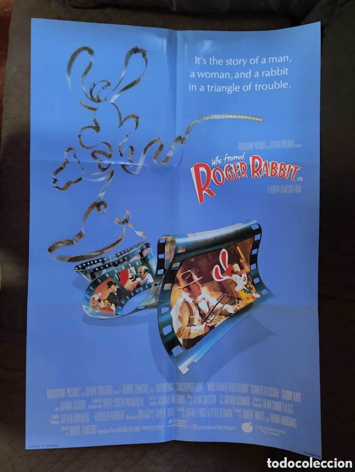 Cine: Poster o cartel de la pelicula Quien enga&ntilde;o a Roger Rabbit.