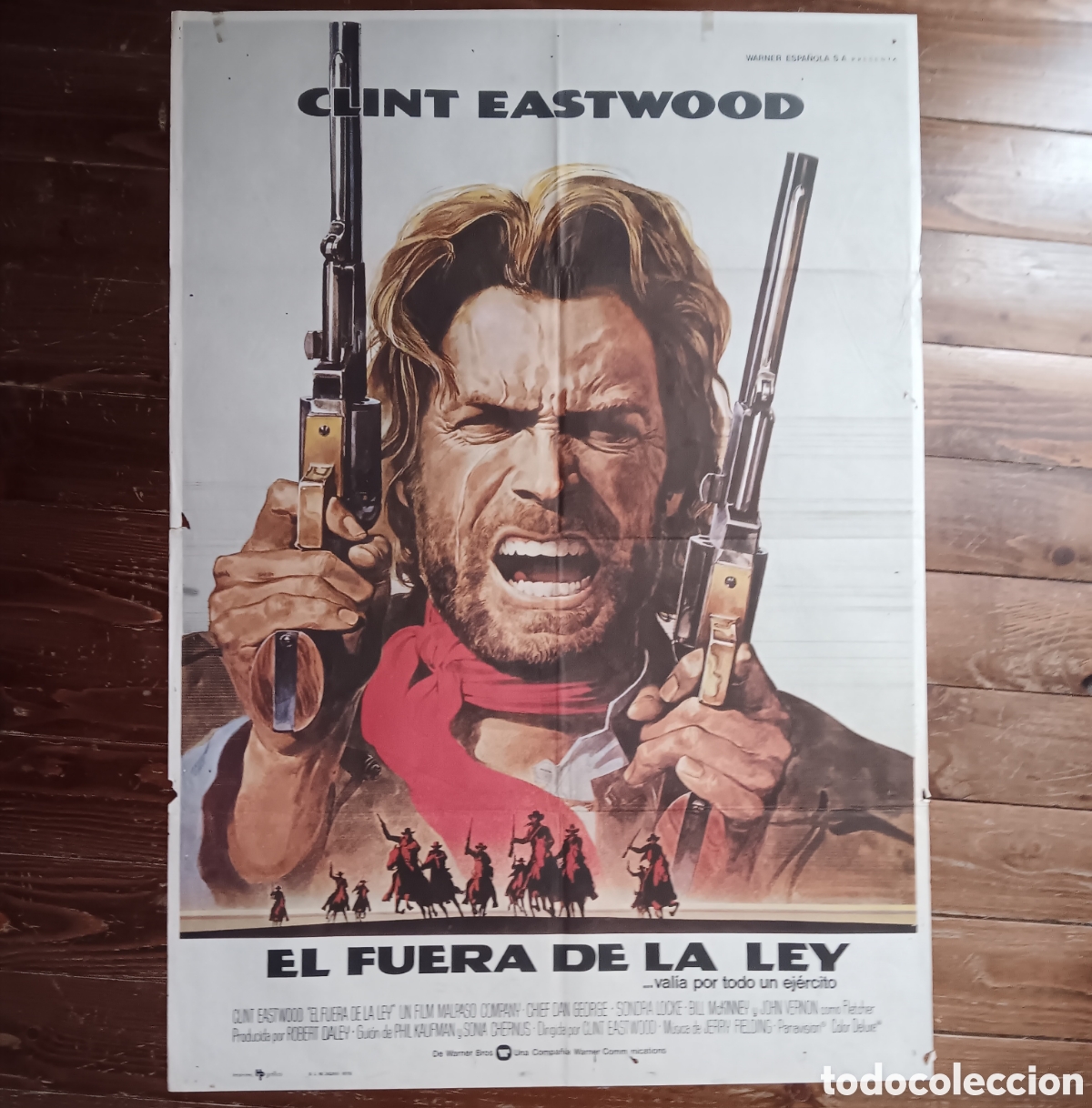 Cinema: &rdquo;EL FUERA DE LA LEY&rdquo; CARTEL ORIGINAL ESTRENO 1976 CLINT EASTWOOD