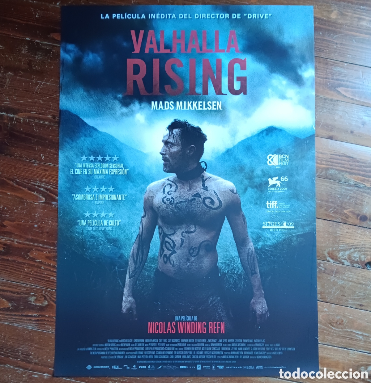 Cinema: &rdquo;VALHALLA RISING&rdquo; CARTEL ORIGINAL ESTRENO 2021 NICOLAS WINDING REFN, MADS MIKKELSEN