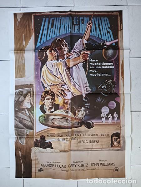 Cine: SMP 2549 LA GUERRA DE LAS GALAXIAS STAR WARS GEORGE LUCAS POSTER ORIGINAL ESPA&Ntilde;OL 70X100 R-79