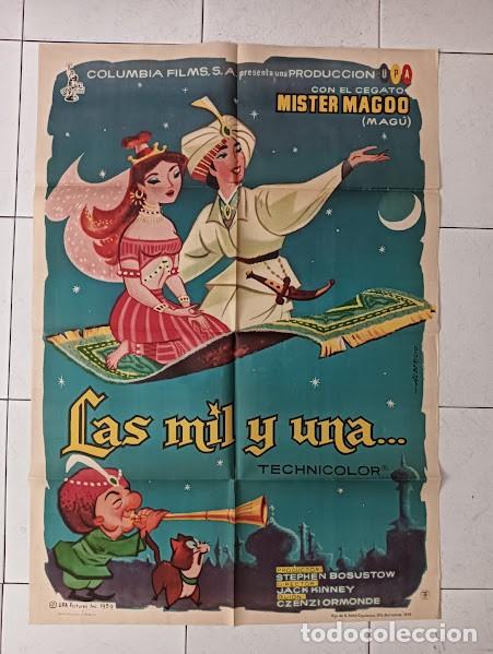Kino: SMP 2550 LAS MIL Y UNA MISTER MAGOO ANIMACION ALBERICIO POSTER ORIGINAL 70X100 ESTRENO