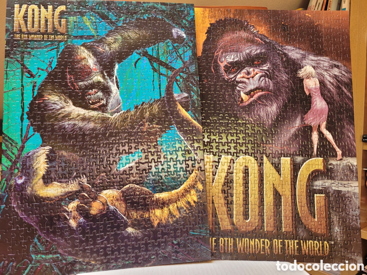 Cine: PUBLICIDAD DE PELICULAS DE KING KONG (2), en formato de puzzles