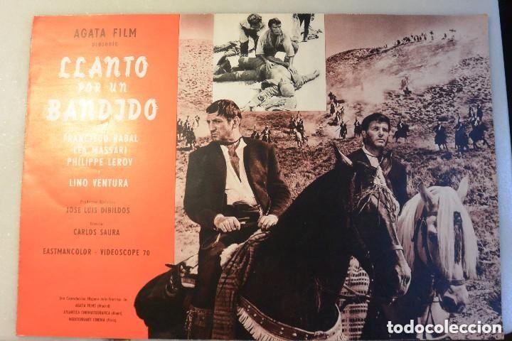 Kino: FOTOCROMO CARTEL DE CINE LLANTO POR UN BANDIDO. CARLOS SAURA. &Uacute;NICO