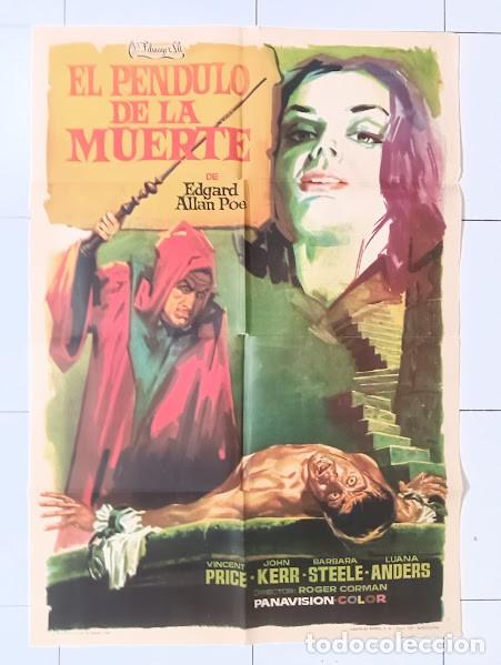 Cinema: SMP 2574 EL PENDULO DE LA MUERTE VINCENT PRICE ROGER CORMAN POE JANO POSTER ORIGINAL 70X100 ESTRENO