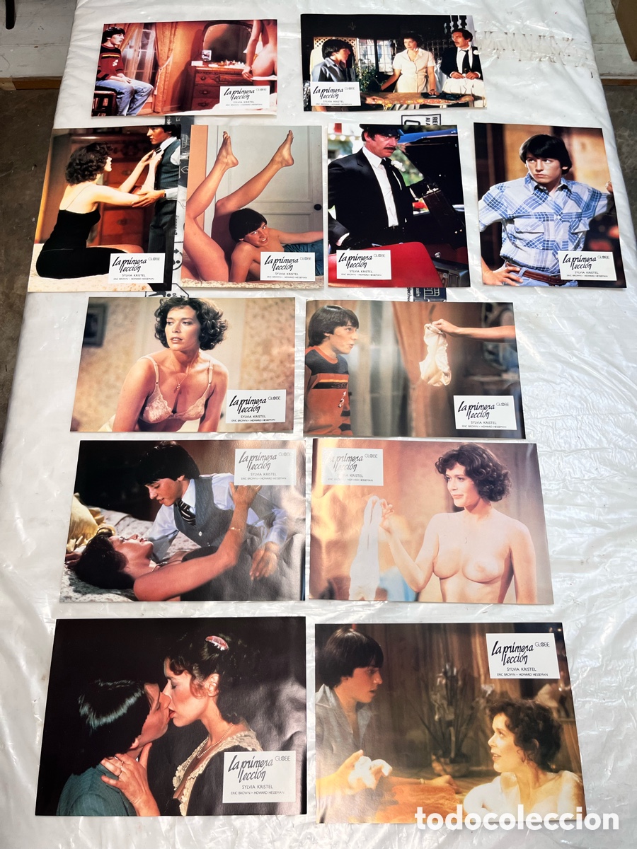 Cine: 12 fotocromos de la pel&iacute;cula LA PRIMERA LECCI&Oacute;N . CC041