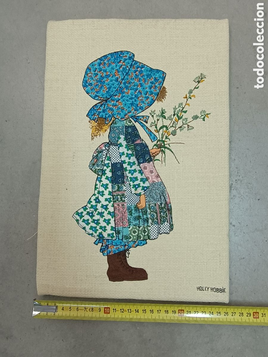 Cine: CUADRO HOLLY HOBBIE - SACO Y TELA - 40X26