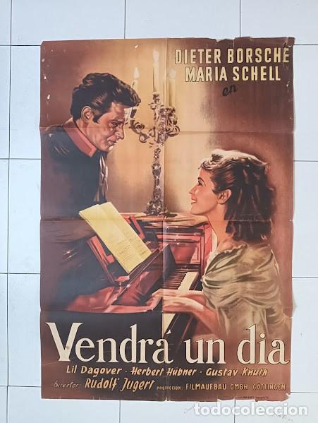 Cinema: SMP 2593 VENDRA UN DIA MARIA SCHELL POSTER ORIGINAL 70X100 ESTRENO LITOGRAFIA