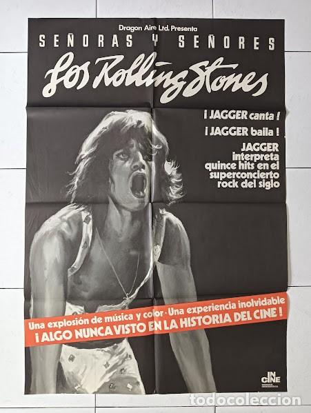 Cine: SMP 2599 SE&Ntilde;ORAS Y SE&Ntilde;ORES LOS ROLLING STONES POSTER ORIGINAL 70X100 ESTRENO