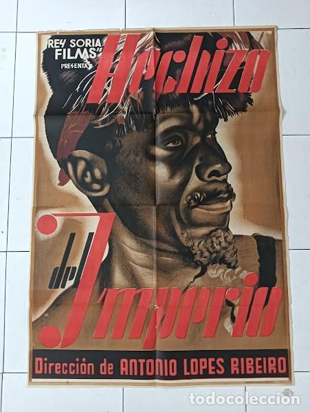 Cinema: SMP 2613 HECHIZO DEL IMPERIO ANTONIO LOPES RIBEIRO POSTER ORIGINAL 70X100 ESTRENO LITOGRAFIA