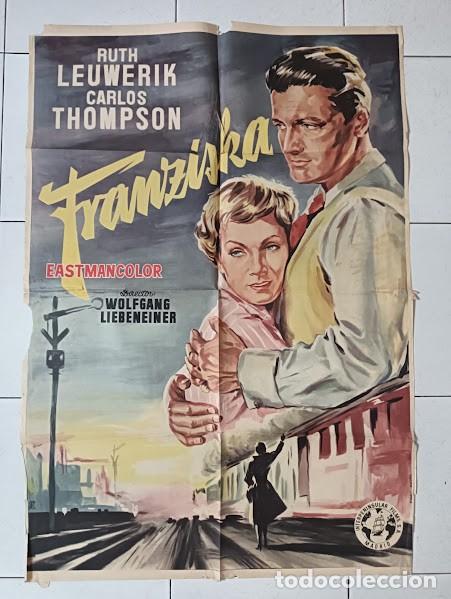 Cin&eacute;ma: SMP 2616 FRANZISKA RUTH LEUWERIK CARLOS THOMPSON POSTER ORIGINAL 70X100 ESTRENO