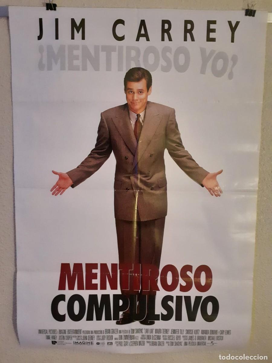 Cine: Cartel Original de Estreno Mentiroso Compulsivo (1997) Jim Carrey