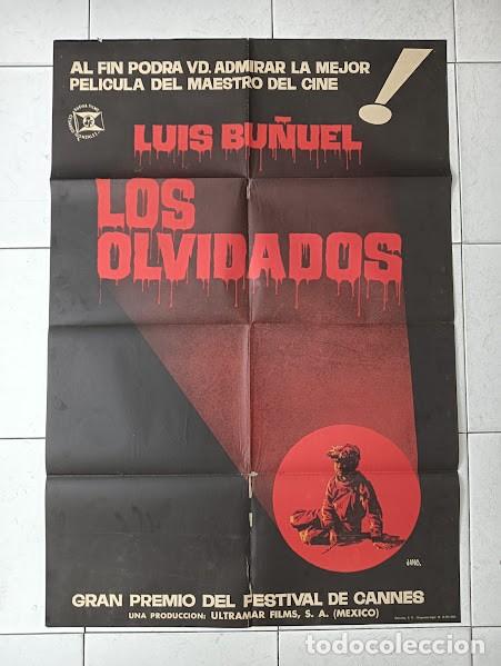 Cinema: SMP 2647 LOS OLVIDADOS LUIS BU&Ntilde;UEL JANO POSTER ORIGINAL 70X100 ESTRENO B
