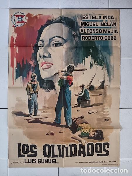 Cinema: SMP 2648 LOS OLVIDADOS LUIS BU&Ntilde;UEL JANO POSTER ORIGINAL 70X100 ESTRENO A