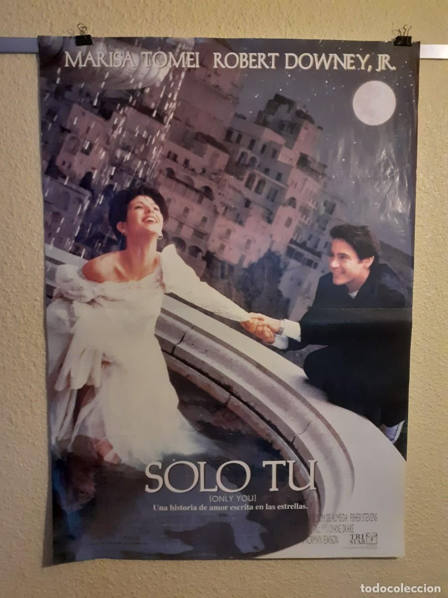 Cine: Cartel Original de Estreno Solo T&uacute; (1994) Norman Jewison / Marisa Tomei / Robert Downey Jr.