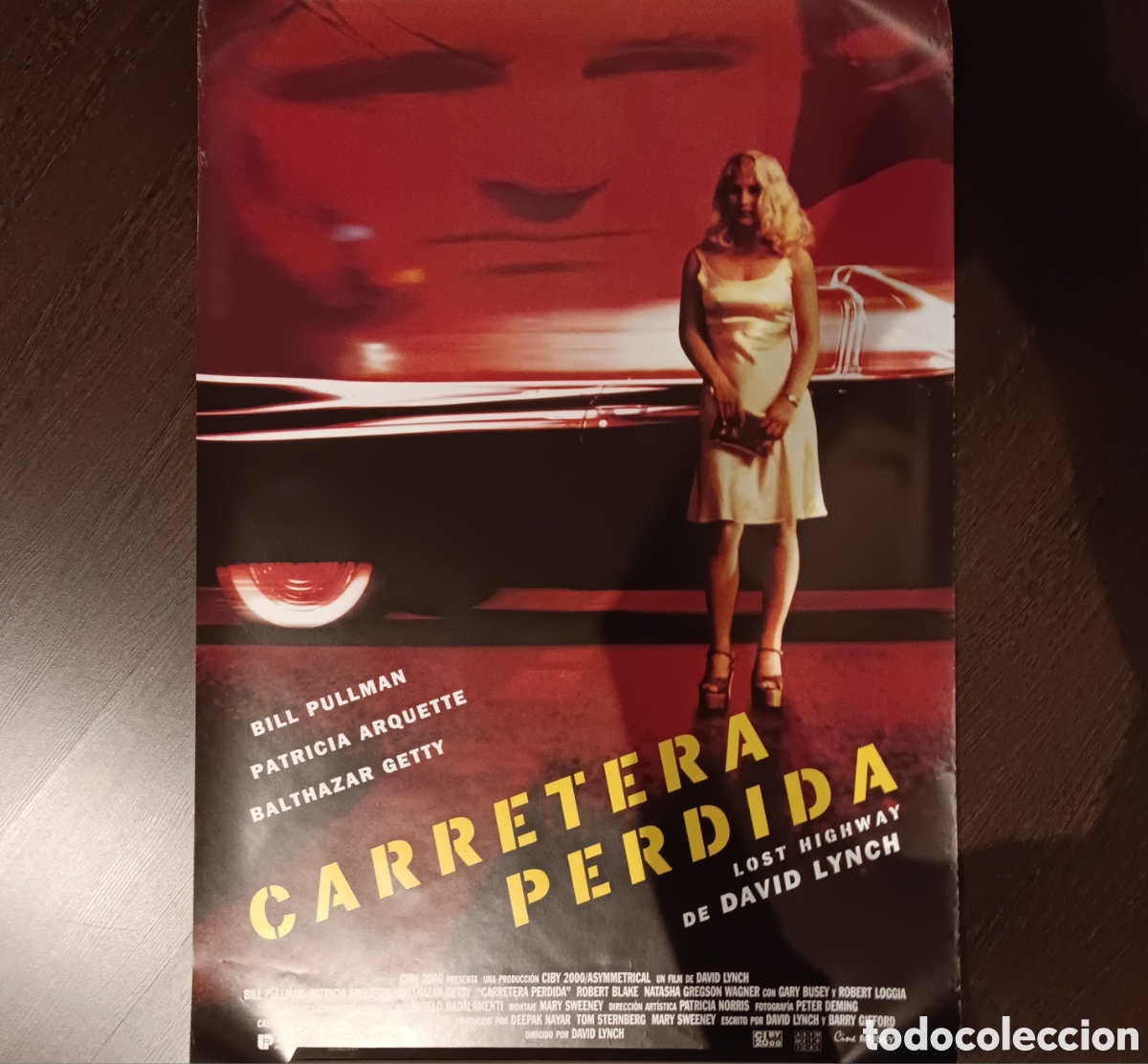 Cin&eacute;ma: CARRETERA PERDIDA (LOST HIGHWAY) CARTEL ORIGINAL ESTRENO 1997 DAVID LYNCH ENROLLADO