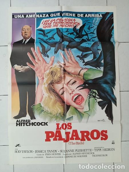 Cin&eacute;ma: SMP 2695 LOS PAJAROS ALFRED HITCHCOCK TIPPI HEDREN ROD TAYLOR MATAIX POSTER ORIGINAL 70X100 ESP raro