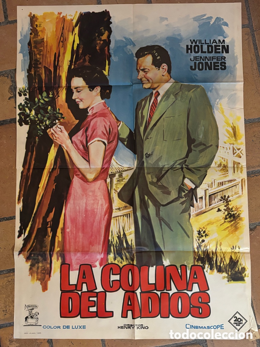 Cinema: Cartel p&oacute;ster de cine &ldquo;La colina del adi&oacute;s. &ldquo;.