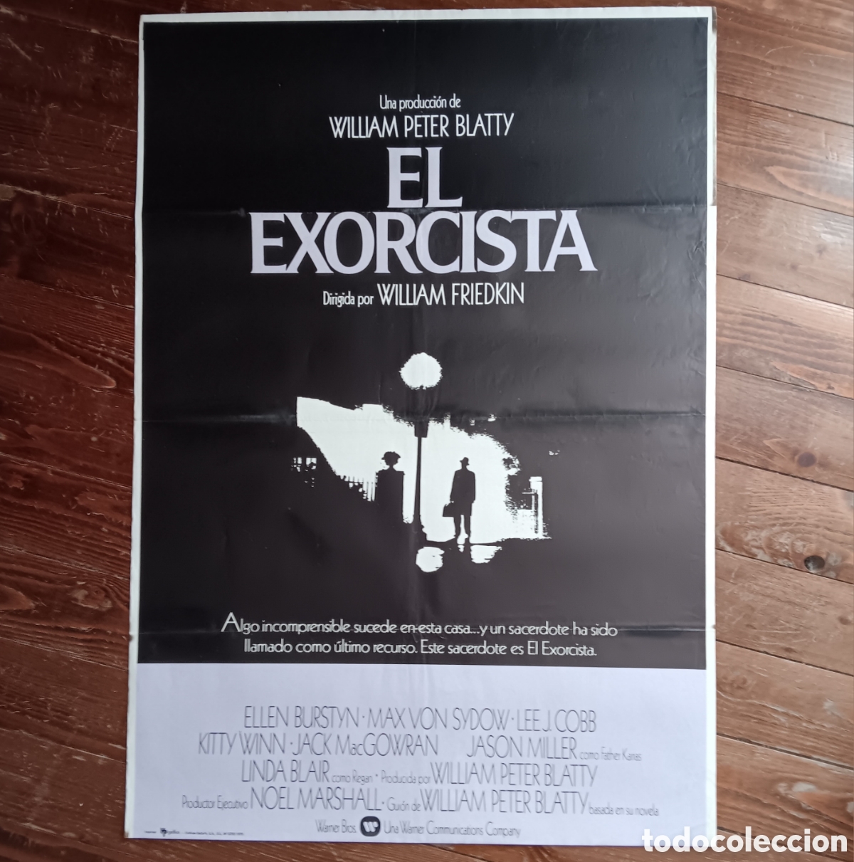 Cin&eacute;ma: EL EXORCISTA (THE EXORCIST) CARTEL ORIGINAL ESTRENO 1975 WILLIAM FRIEDKIN, ELLEN BURSTYN