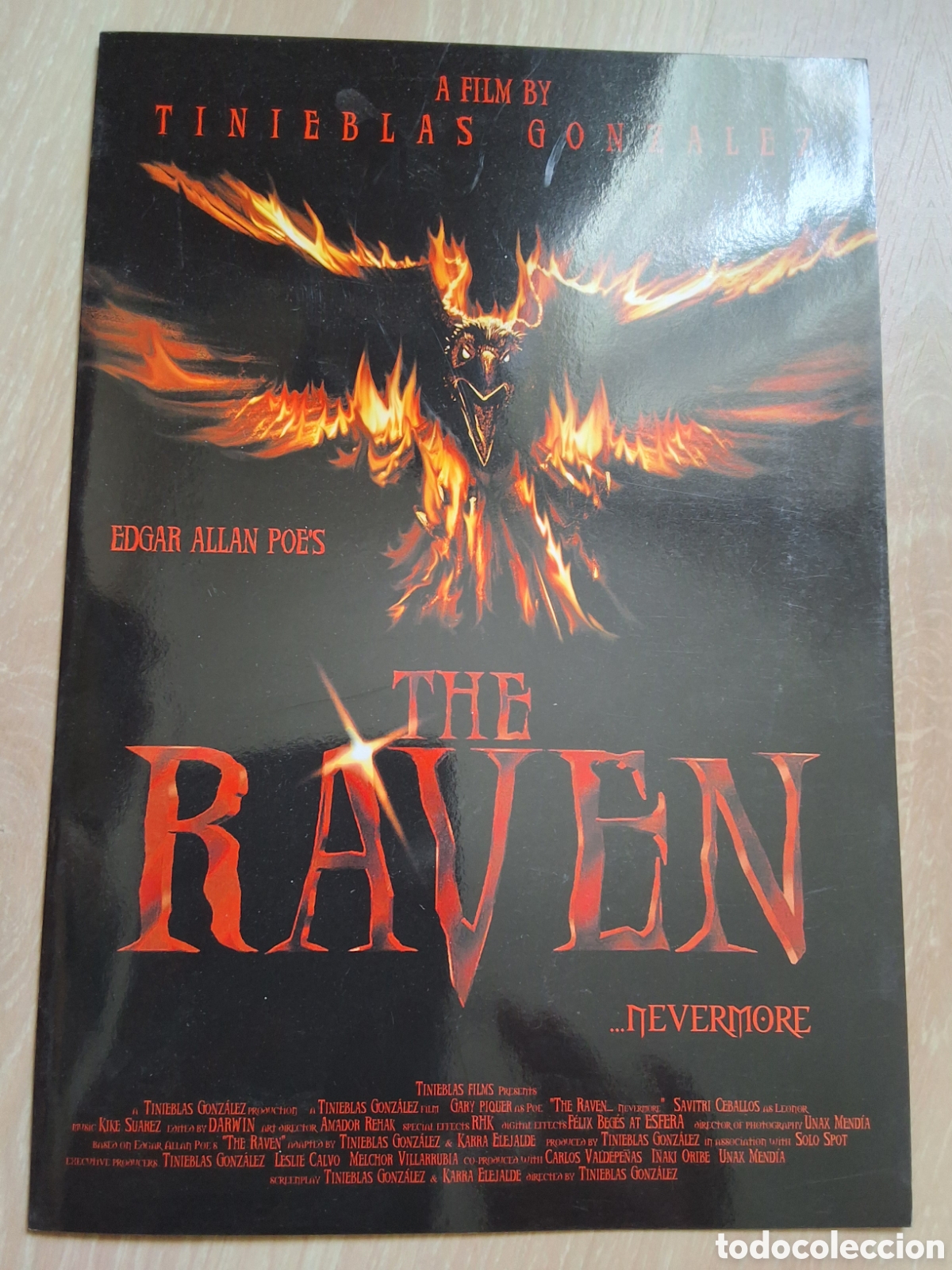 Cine: The raven cartel desplegable promocional pelicula