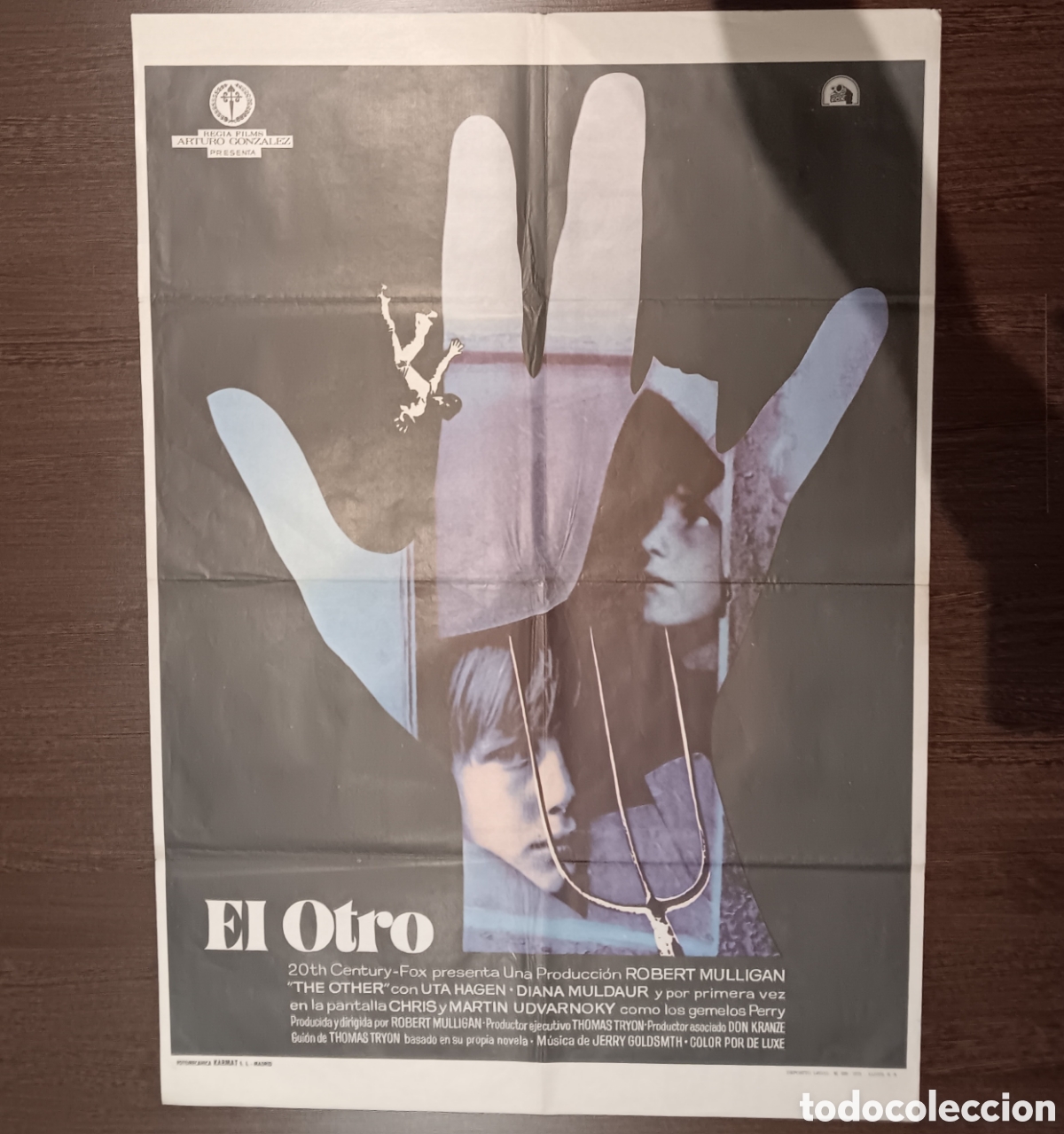 Cinema: EL OTRO (THE OTHER) CARTEL ORIGINAL ESTRENO 1973 ROBERT MULLIGAN