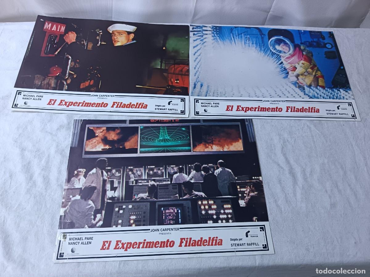 Cinema: Lote de Carteleras de Cine, El Experimento Filadelfia, unos 33 x 24 cms.